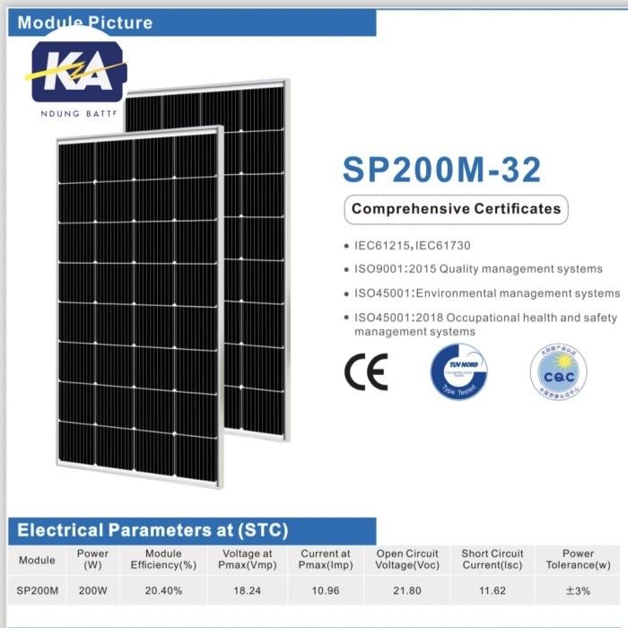 NEW PRODUK (BEST SELLER) PROMO SOLAR PANEL SURYA CELL ST STC 200WP 200 WP MONO RESHOP39