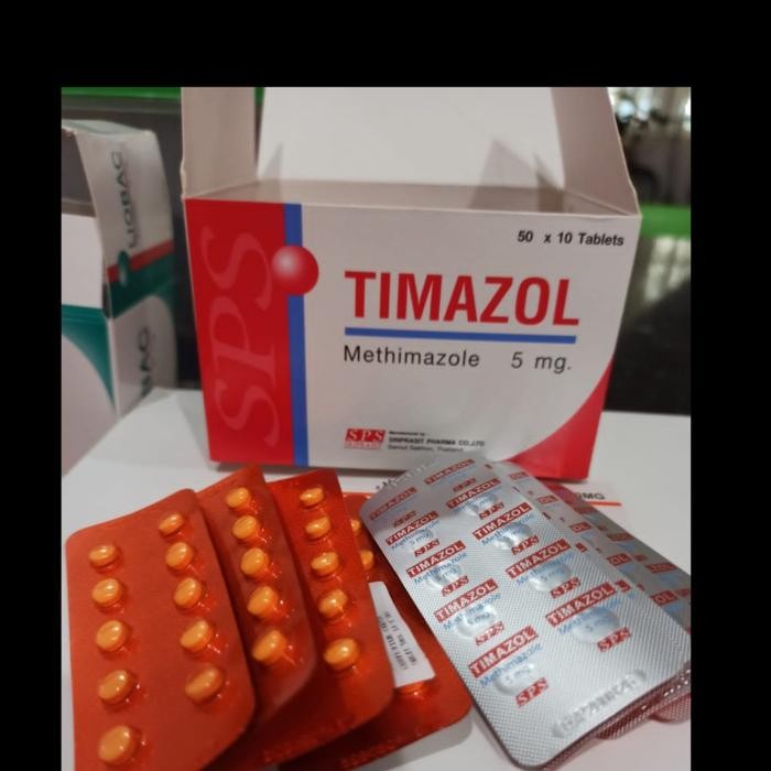Terlaris Timazol Methimazole 5 Mg - 5 Strip