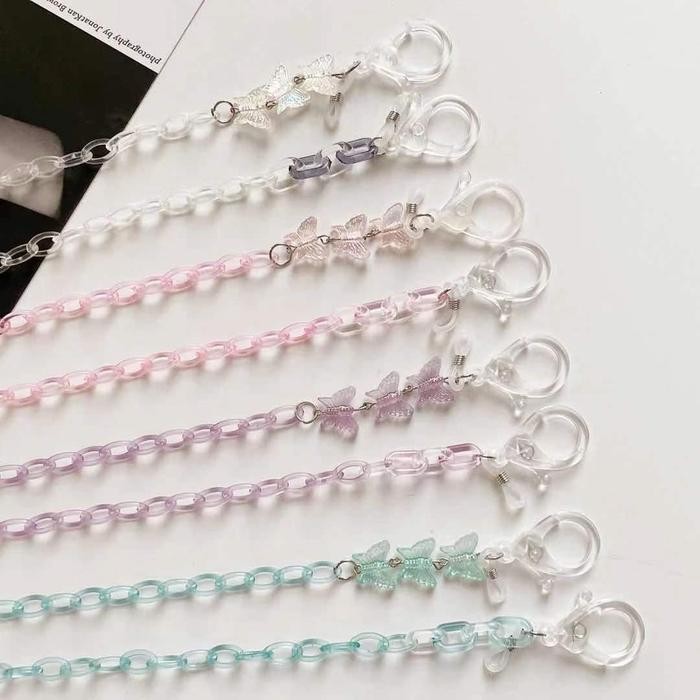 

HARGA DISKON tali masker mask strap pengait kalung masker anak dewasa butterfly