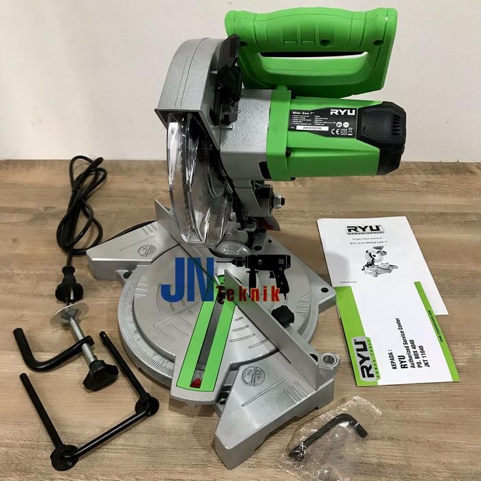 Mesin Potong Alumunium 7 Inch Ryu Rms180 / Miter Saw Ryu 7 Inch Rms180