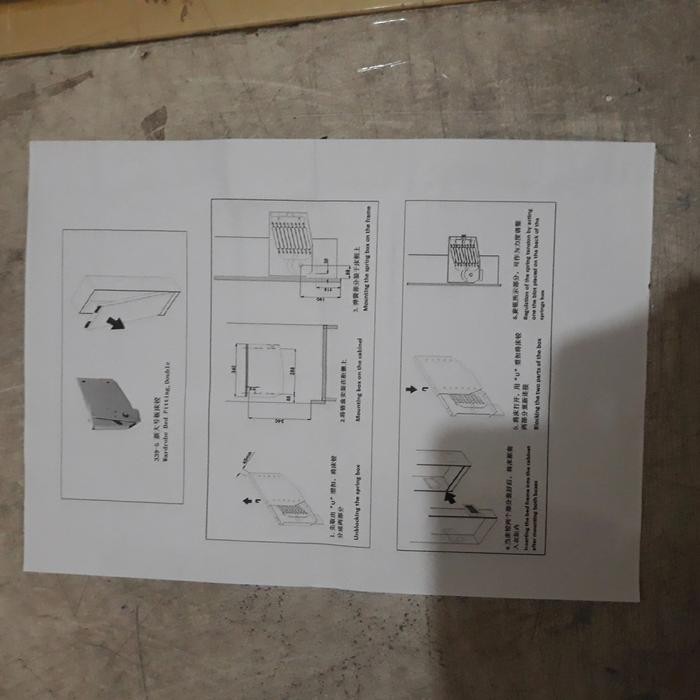 Engsel Ranjang Lipat Murphy Bed Wall Vertical Wall Bed