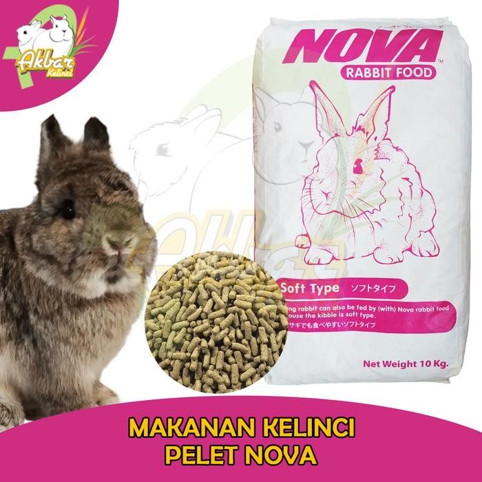 Pilihan- Pelet Nova 1 Kg - Makanan Kelinci Nova Rabbit Food 1Kg-Pakan Kelinci
