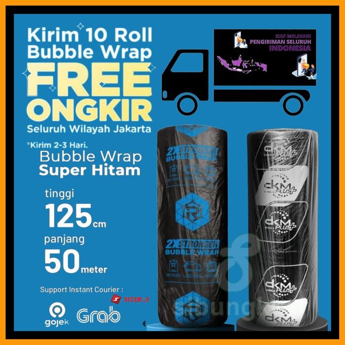 

Pilihan- Bubble Wrap Roll Black Buble Warp Hitam Termurah