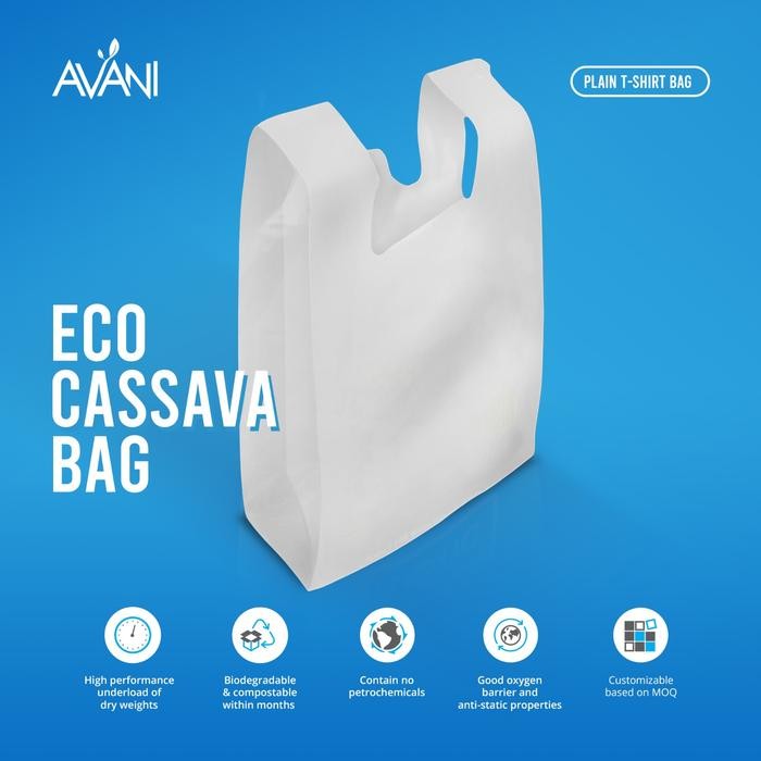 

Pilihan- Kantong Singkong Putih Polos Medium - Eco-Friendly Cassava Bag