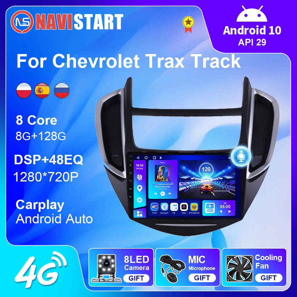NAVISTART Android 10 Autoradio Car Radio For Chevrolet Trax Track
