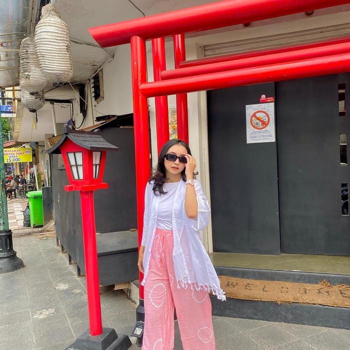 Sorella Beachwear - Atas Wanita Baju Pantai Bali Kekinian Outer Polos