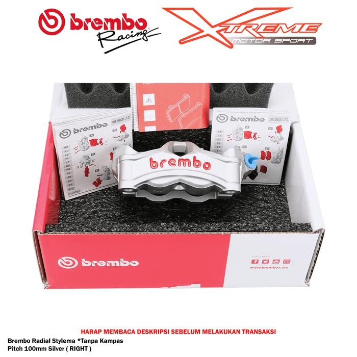 KALIPER BREMBO RADIAL MONOBLOCK STYLEMA ORIGINAL BREMBO ITALY