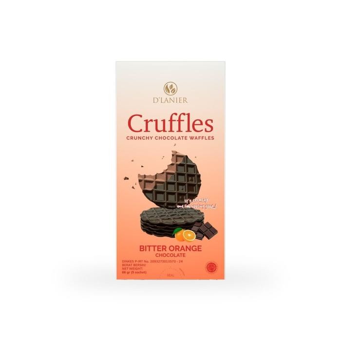 Pilihan- D'Lanier Bitter Orange Chocolate Cruffles - 66 Gr (5 Sachet)