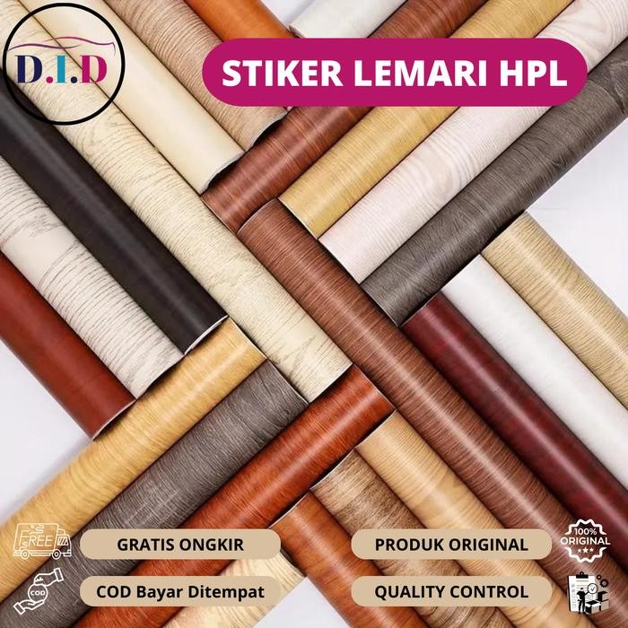 D.I.D Wallpaper Stiker Lemari Hpl Sticker Lemari Serbaguna Stiker Lemari Pintu Hpl Stiker Meja