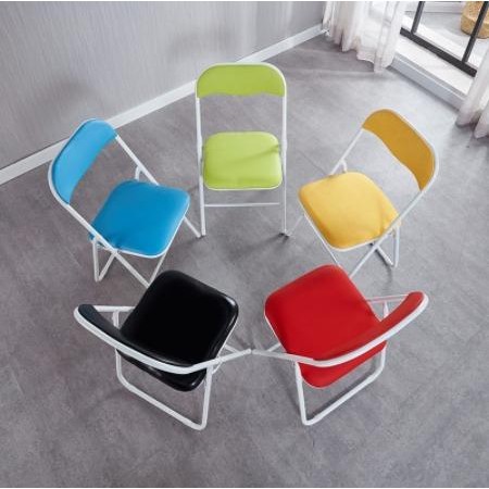 Kursi Lipat Busa Kotak Kursi Belajar Kursi Makan Kursi Lipat Teras Portable