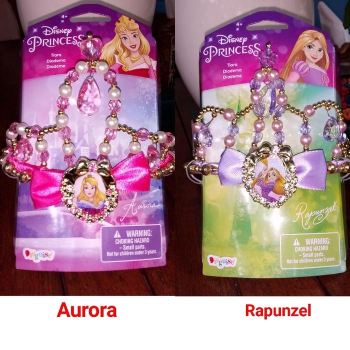 Mahkota Tiara Disney Princess Aurora Belle Rapunzel Bando Anak Disney