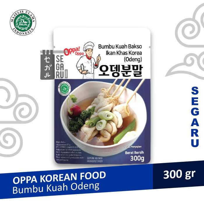 

Stok Baru Bumbu Kuah Soup Oden Odeng Eomuk Korean Fish Cake OPPA Halal 300gr