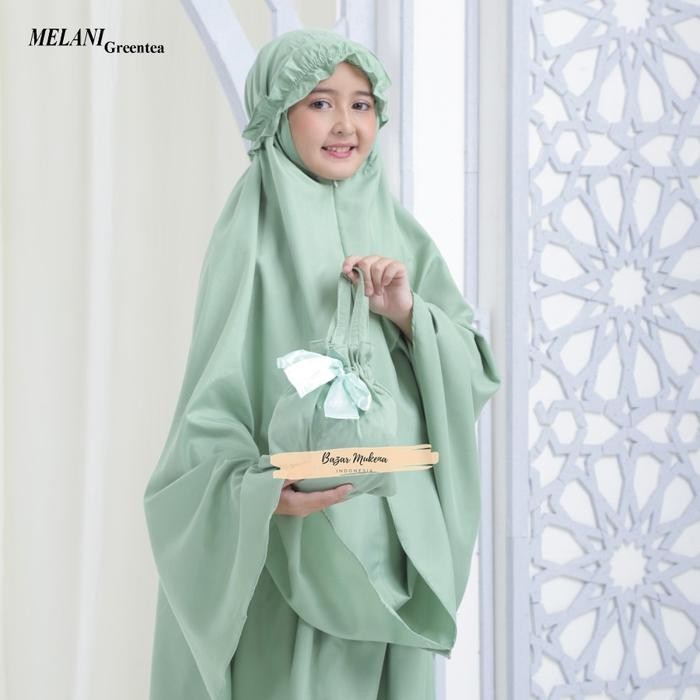 Pilihan- Mukena Anak Travel Polos 2In1 Tk Sd Katun Adem Umur 5 6 7 8 9 10 11 12 Tahun Model 2