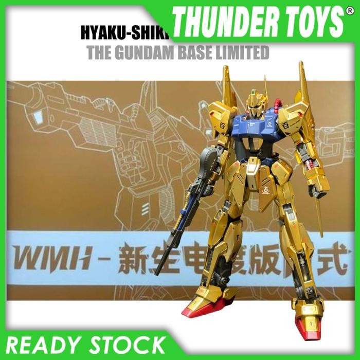 Pilihan- Hguc Hyaku Shiki Revive Gold Coating [Jms] Hg 1/144 Hyakushiki