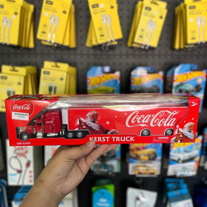 Pilihan- Diecast Truck 1/64 Kenworth Coca Cola Kontainer