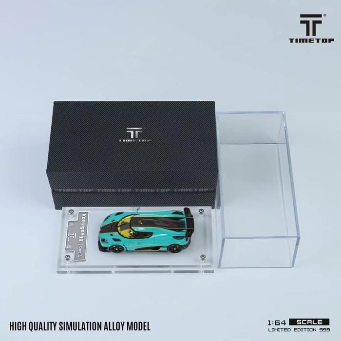 Pilihan- Time Top 1:64 Koenigsegg One:1 Light Blue