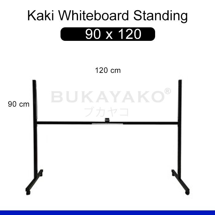 

Kaki whiteboard standing 90 x 120