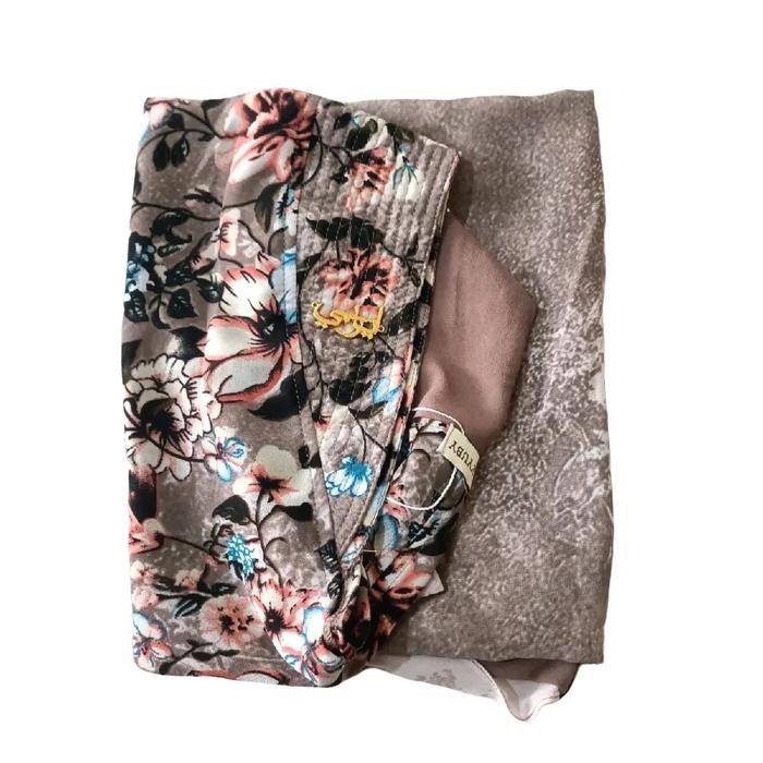 Pilihan- Ayyuby - Hijab Instan Motif Azrina Blink Laser Softpad Anthem Ceruty Babydoll Printing