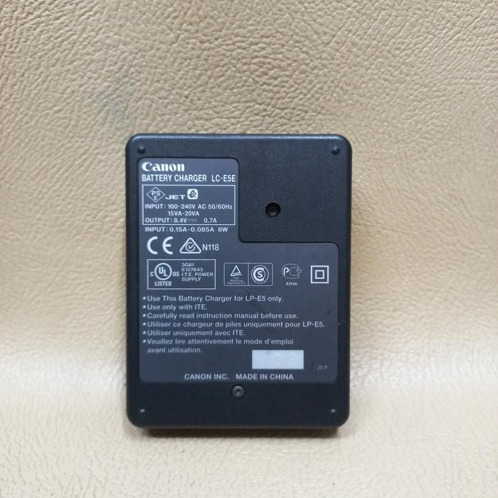 Docking Charger Battery Canon Lc-E5E Second