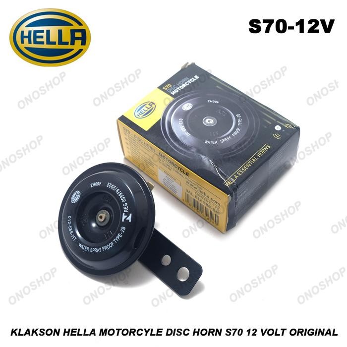 Ready Klakson Hella Motorcycle Disc Horn S70 12 Volt Original