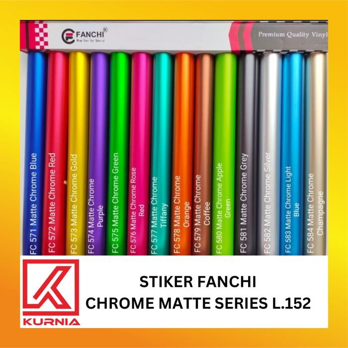 

Stiker Fanchi Matte Chrome Series L. 152 ( Silver Fc582 )