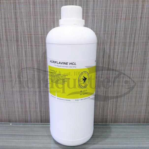 ACRIFLAVINE HCL 1 LITER OBAT KUNING ANTISEPTIK JAMUR IKAN HIAS