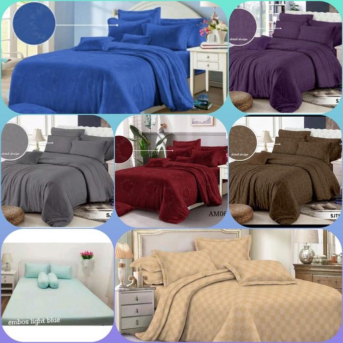 SPREI 90x200x25 AESTHETIC POLOS KOTAK