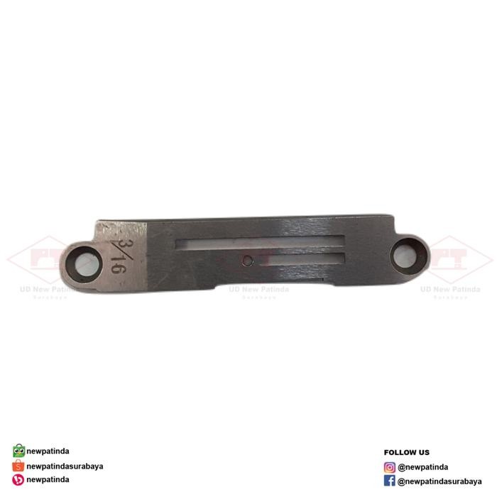 

paling diminati] B1190-552-T00 3/16 Needle Plate Mesin Jahit Rantai Juki MH 380