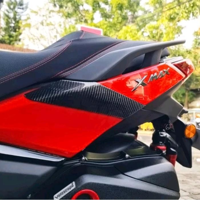 Tail Slider Carbon Kevlar New Xmax 250 Conected Aksesoris Yamaha Xmax New