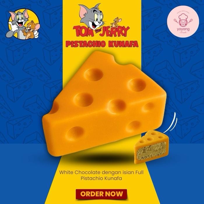 

Coklat Dubai Tom & Jerry Pistachio Kunafa 75g - Yayang Dessert Coklat Dubai Tom & Jerry Pistachio
