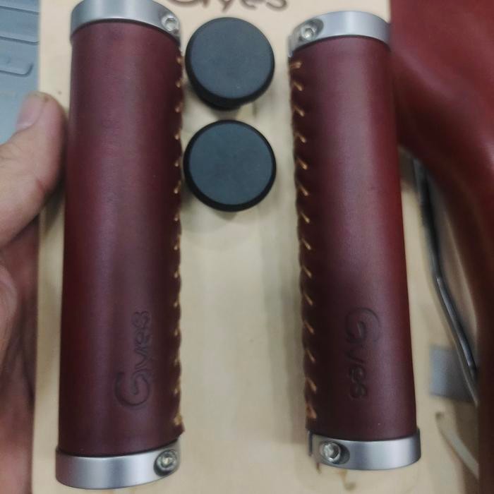 Grup Gyes G 1035 rata brown Leather Grip Gyes kulit Leather