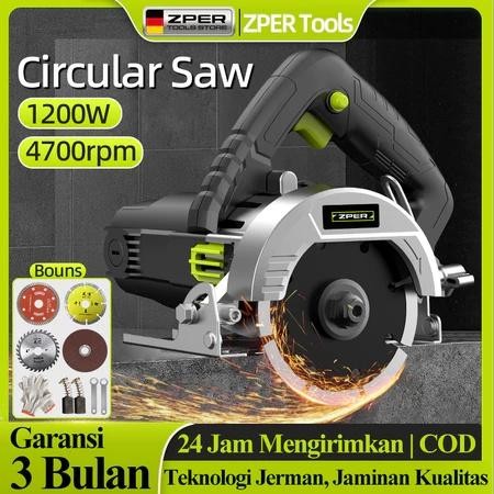 Milwaukee Power Tools - Mesin Potong Kayu Zper Gergaji Mesin Circular Saw Untuk Potong Kayu
