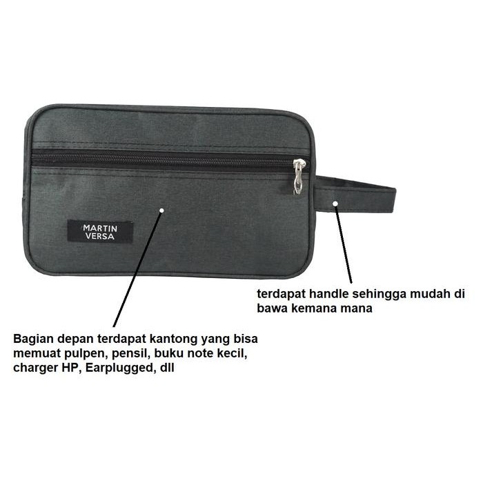 Sedia Bundling Martinversa TR12 Tas Ransel Roll Top dan WL7 Dompet Pouch