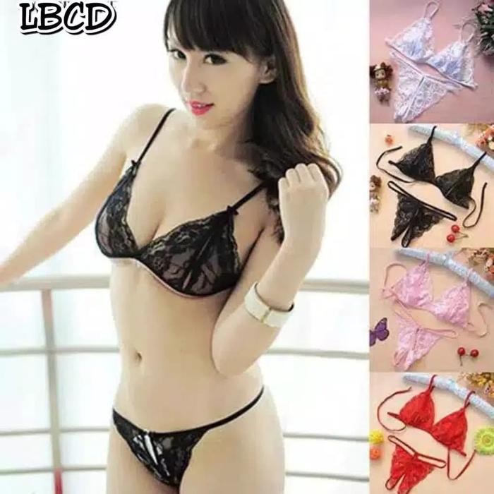 SEXY lingerie set - bra set - lingerie wanita - bra set sexy import murah