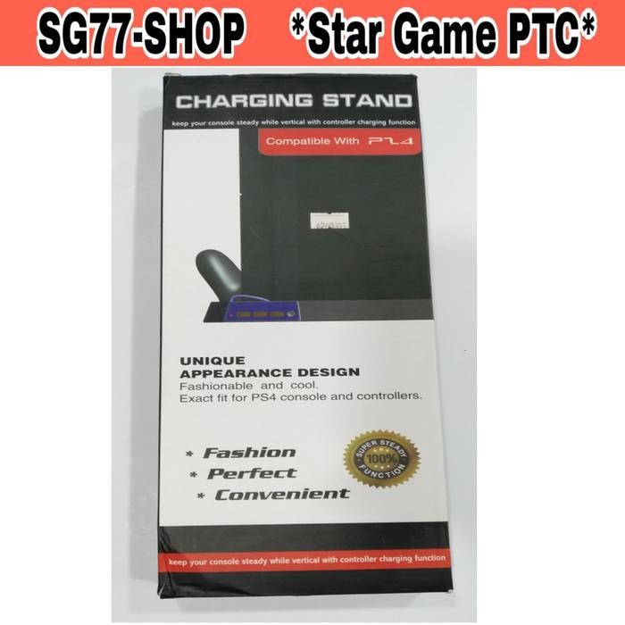 3in1 Charging Stand + Vertical Stand + Cooling Fan PS4 Fat
