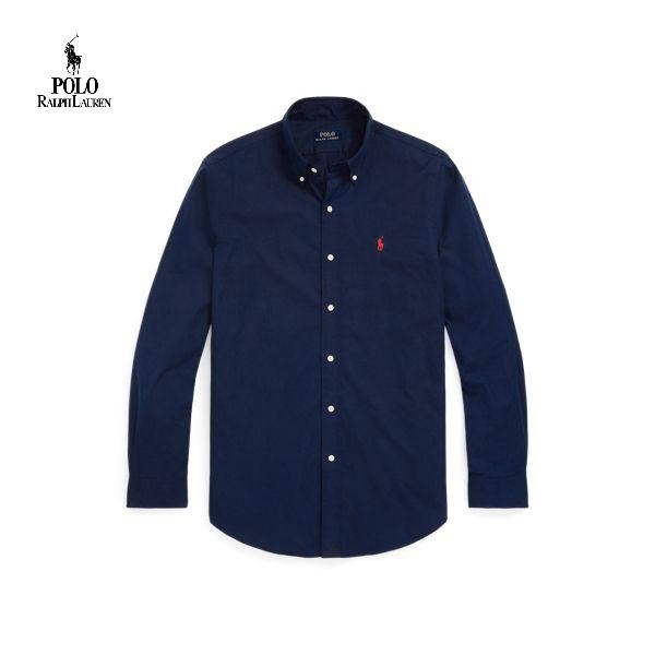 Polo'S Ralph Lauren Kemeja Lengan Panjang Polos Pria Promo 