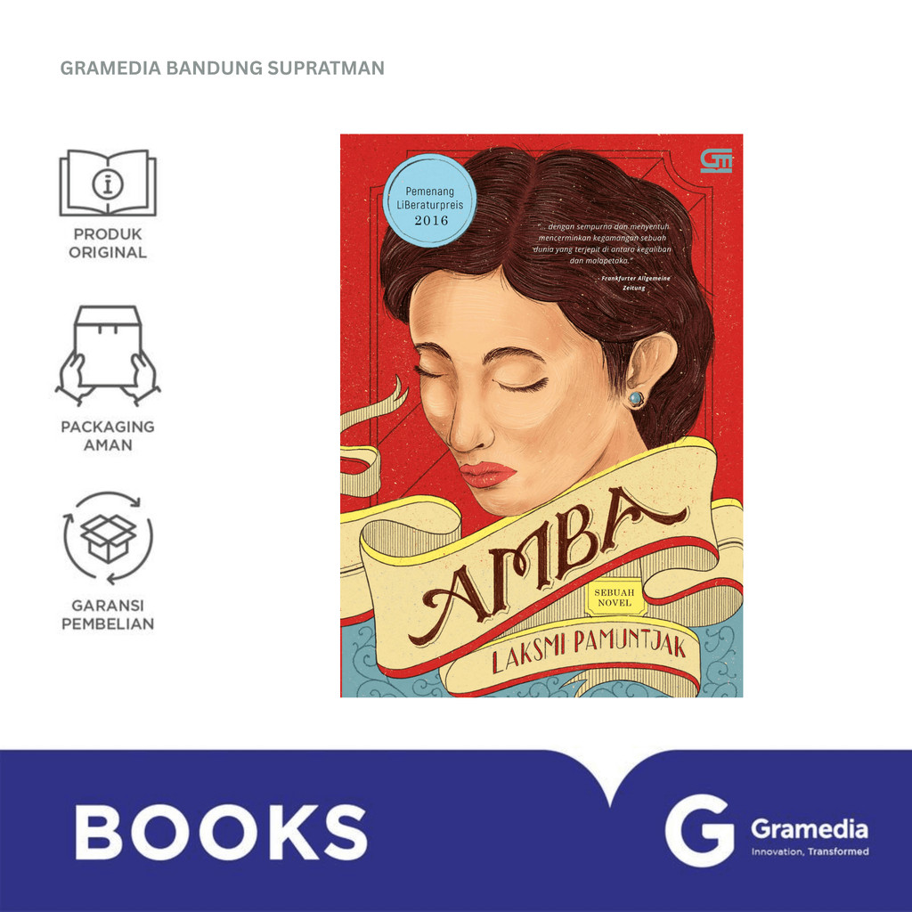 Gramedia Bandung Supratman | Buku Novel AMBA 2025 | Buku Novel Best Seller | Buku Novel Original Gra