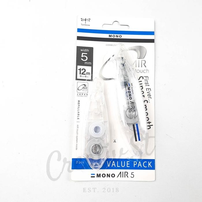 Tombow Tip Ex Kertas Correction Tape Mono Air Pen Type Tip-Ex CT-PAX5C40