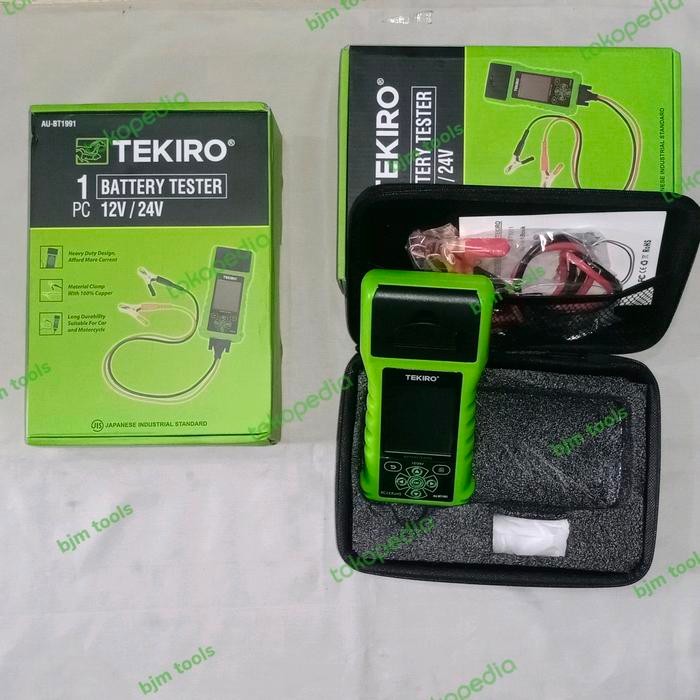 TEKIRO alat test aki digital/battery tester/test accu mobil motor Car
