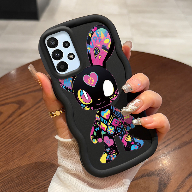 Casing Untuk Samsung A23 4G A23 5G F23 5G M23 5G Case Casing Kelinci Mesin Warna pola HP Cesing luna