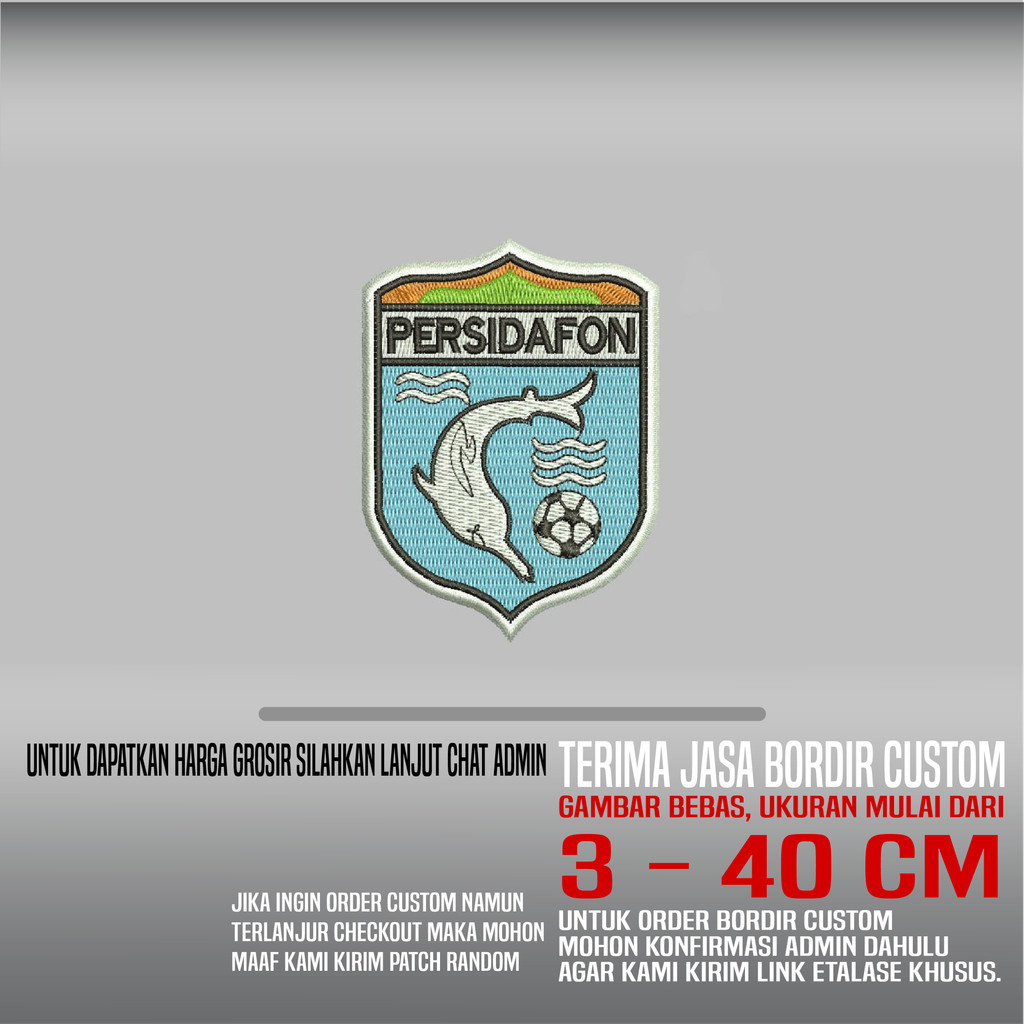 PATCH BORDIR LOGO PERSIDAFON CLUB HDP-284