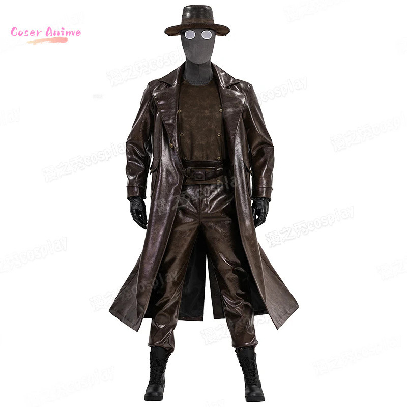 NOIR SPIDER COSPLAY ANIME SUPERHERO BLACK SPIDER MASK COSPLAY HAT UNIFORM SUIT HALLOWEEN MASQUERADE