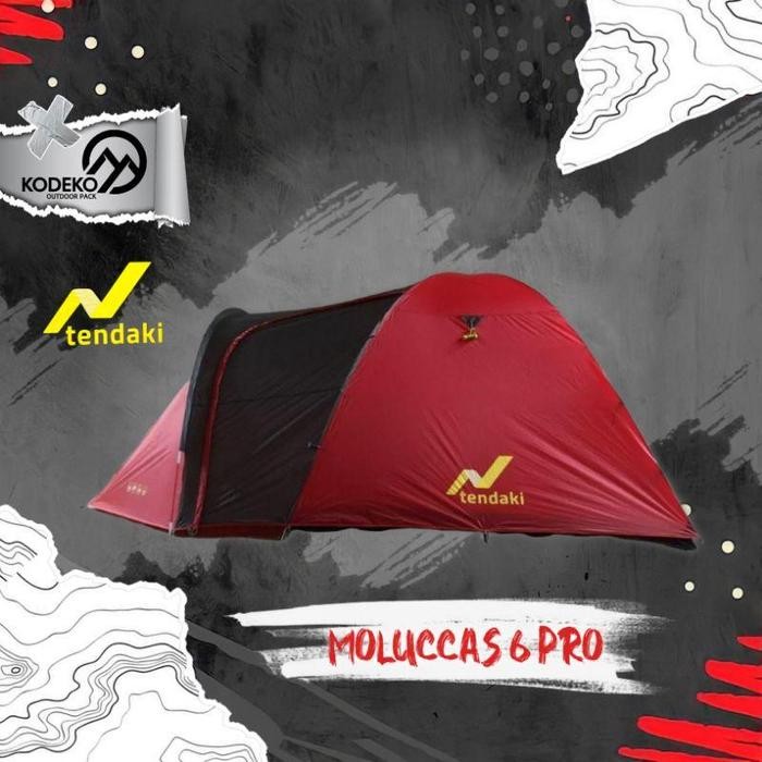 PROMO DISKON Tenda Tendaki moluccas 6 pro / tenda camping / tendaki / tenda pendaki gunung / tenda
