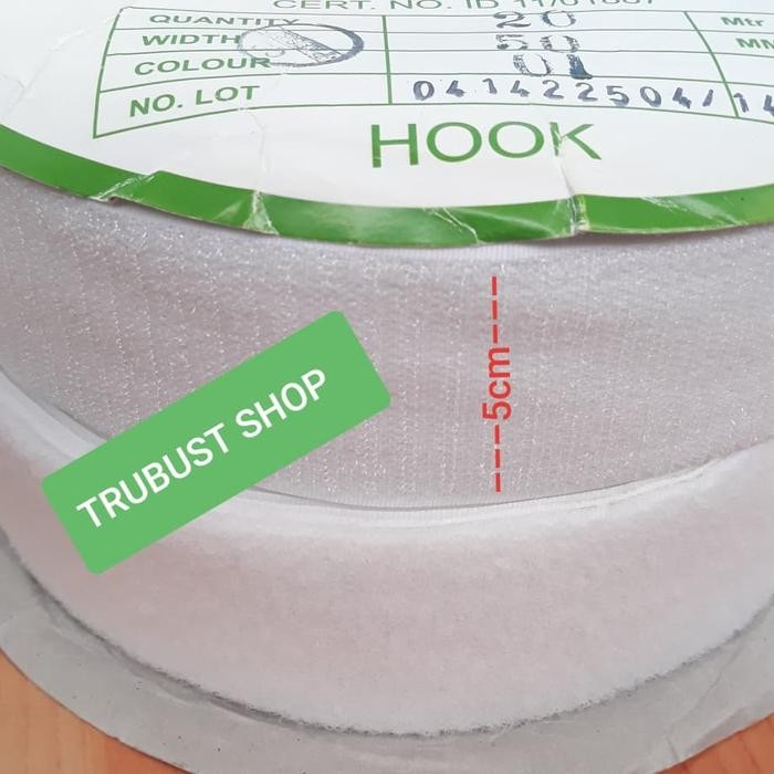 r05n- Velcro Prepet Velcro Asahi 5Cm Fastener Tape Jual Per Roll/20Mtr