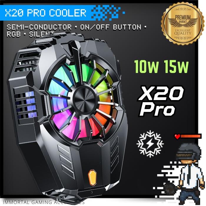 [IM] X20 PRO Funcooler Backclip Pendingin HP Fan Cooler Gaming