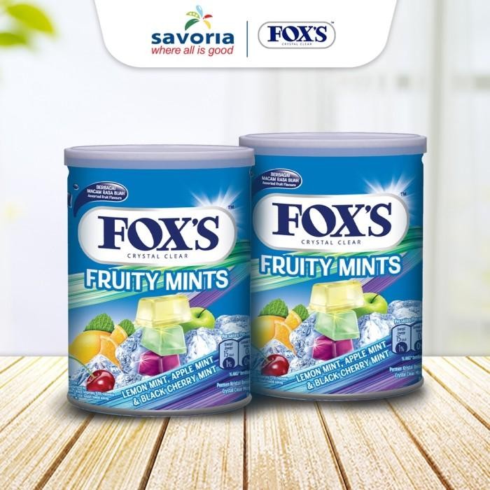 JAJANAJA- Fox'S Fruity Mints Sparkling Surprise Tin - Permen Mint Kaleng 170G