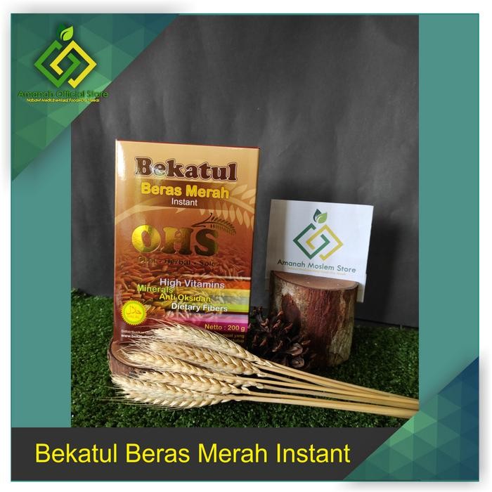 Cepatsampai- Bekatul Beras Merah Organik Siap Seduh