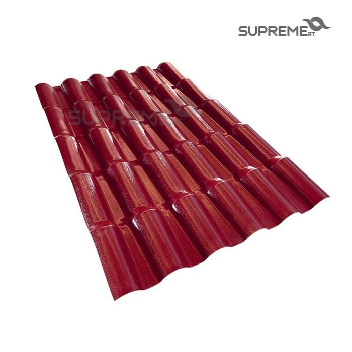 Supreme Atap Genteng Upvc Supreme Rt Lebar 960 Mm Panjang 1535 Mm Ketebalan 2 Mm Material Upvc Asa
