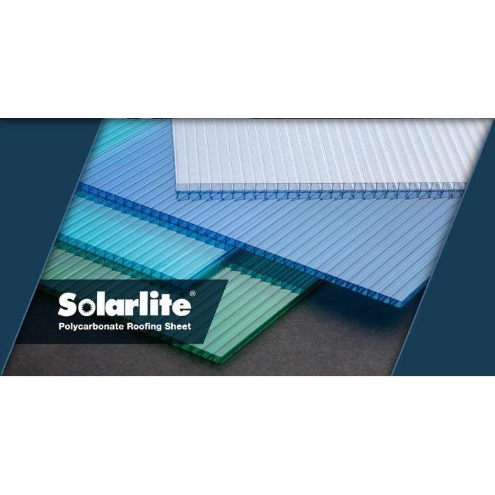 Solarlite 5 Mm Polycarbonate Atap Kanopi Genteng 1Lbr