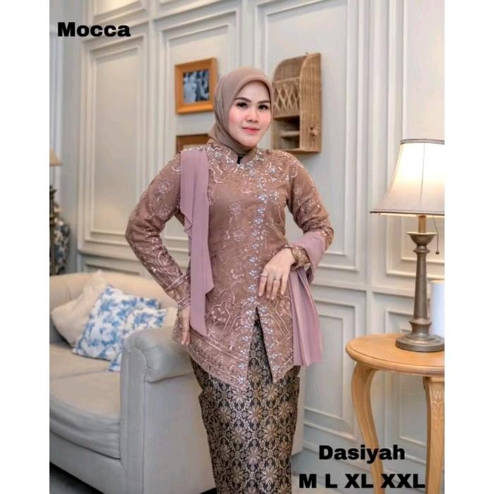 ORIGINAL Atasan Kebaya Dasiyah Slenadang Payet Mutiara//Kebaya Kondangan//Kebaya Wisuda//Kebaya